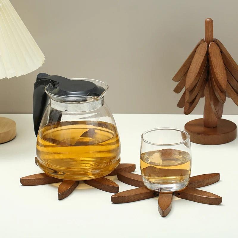 Bela Houten Onderzetters | Uniek Boomdesign, Natuurlijk Hout