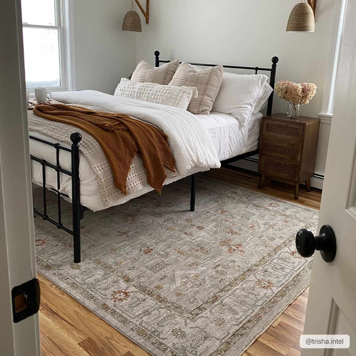 Riviera Turkish Rug  Medium Pile, Machine Woven, Denim