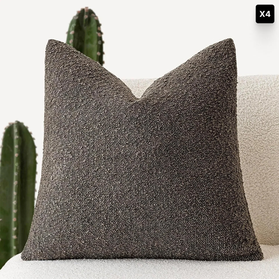 Bela Bouclé Kussenhoes | Elegant Design, 45x45 cm