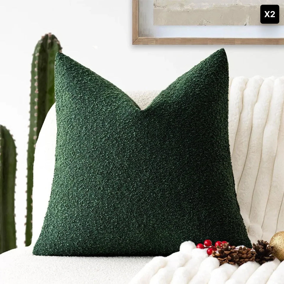 Bela Bouclé Kussenhoes | Elegant Design, 45x45 cm
