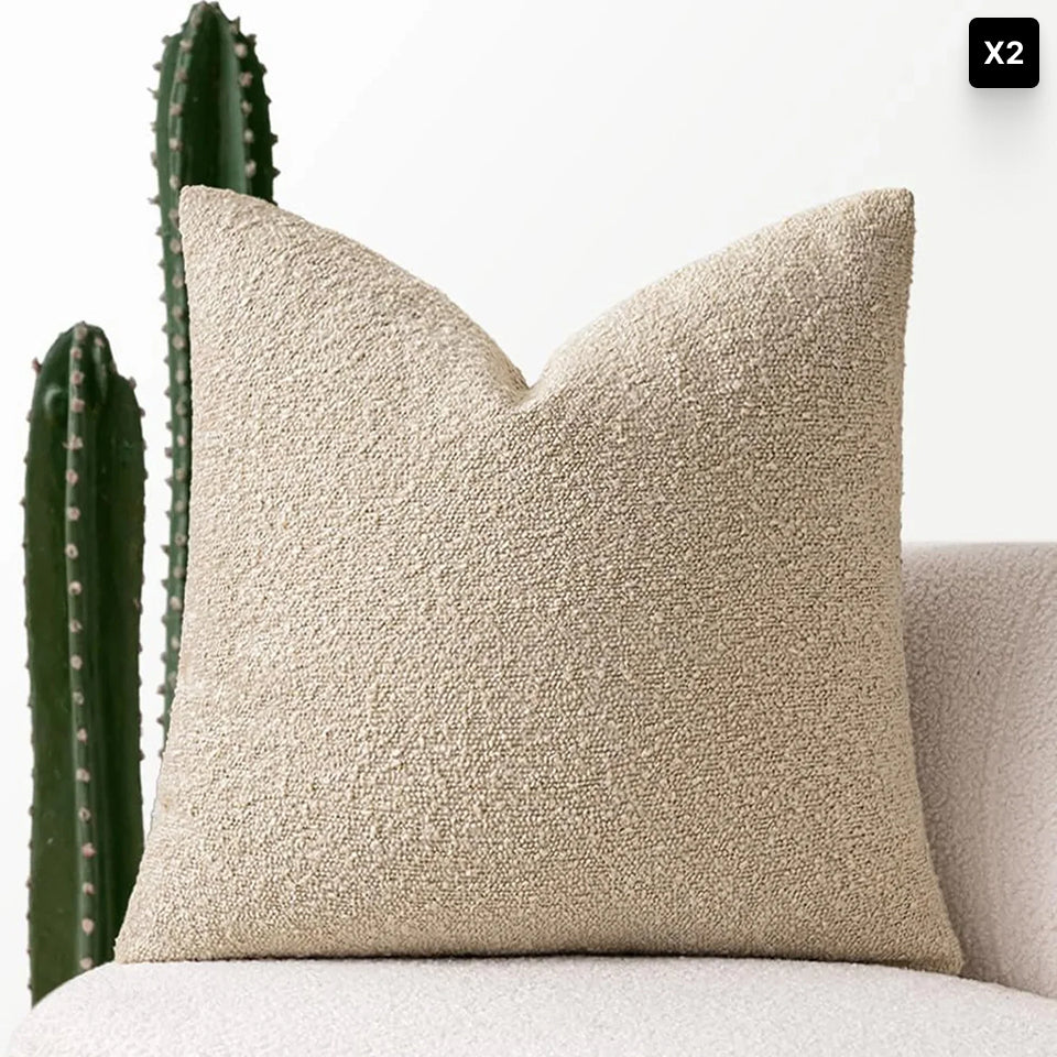 Bela Bouclé Kussenhoes | Elegant Design, 45x45 cm