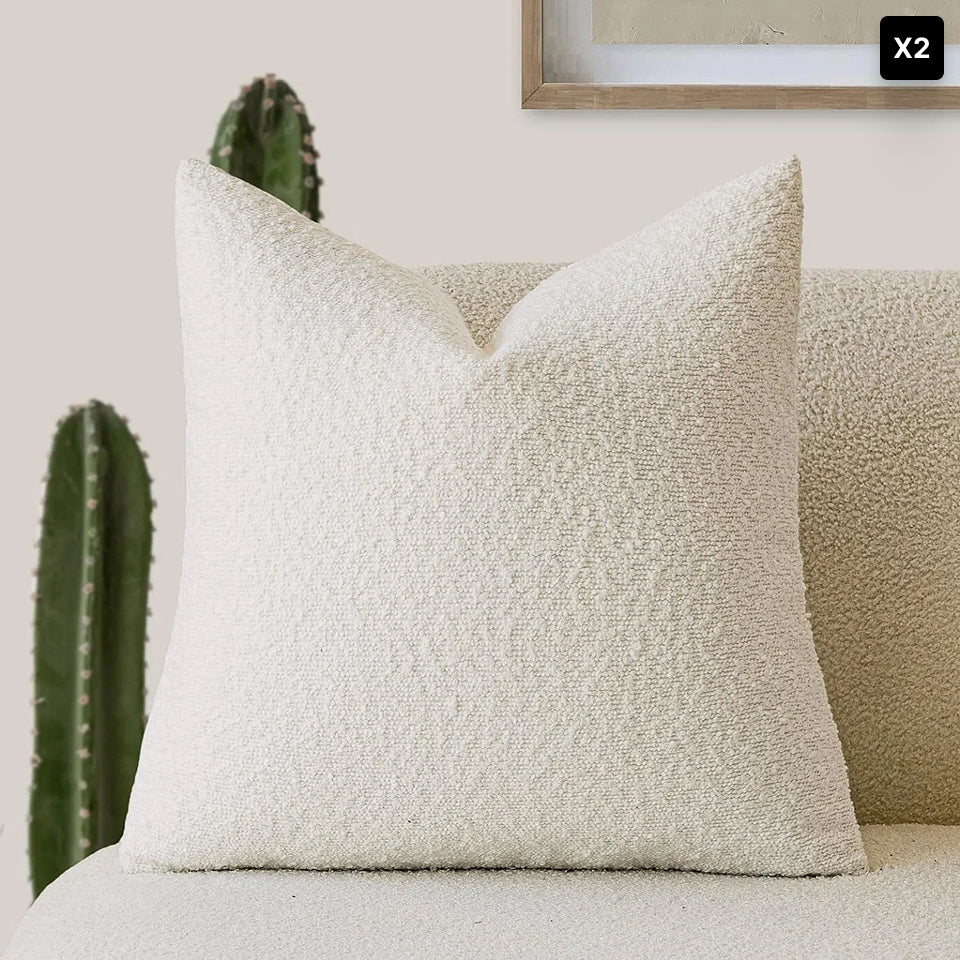 Bela Bouclé Kussenhoes | Elegant Design, 45x45 cm