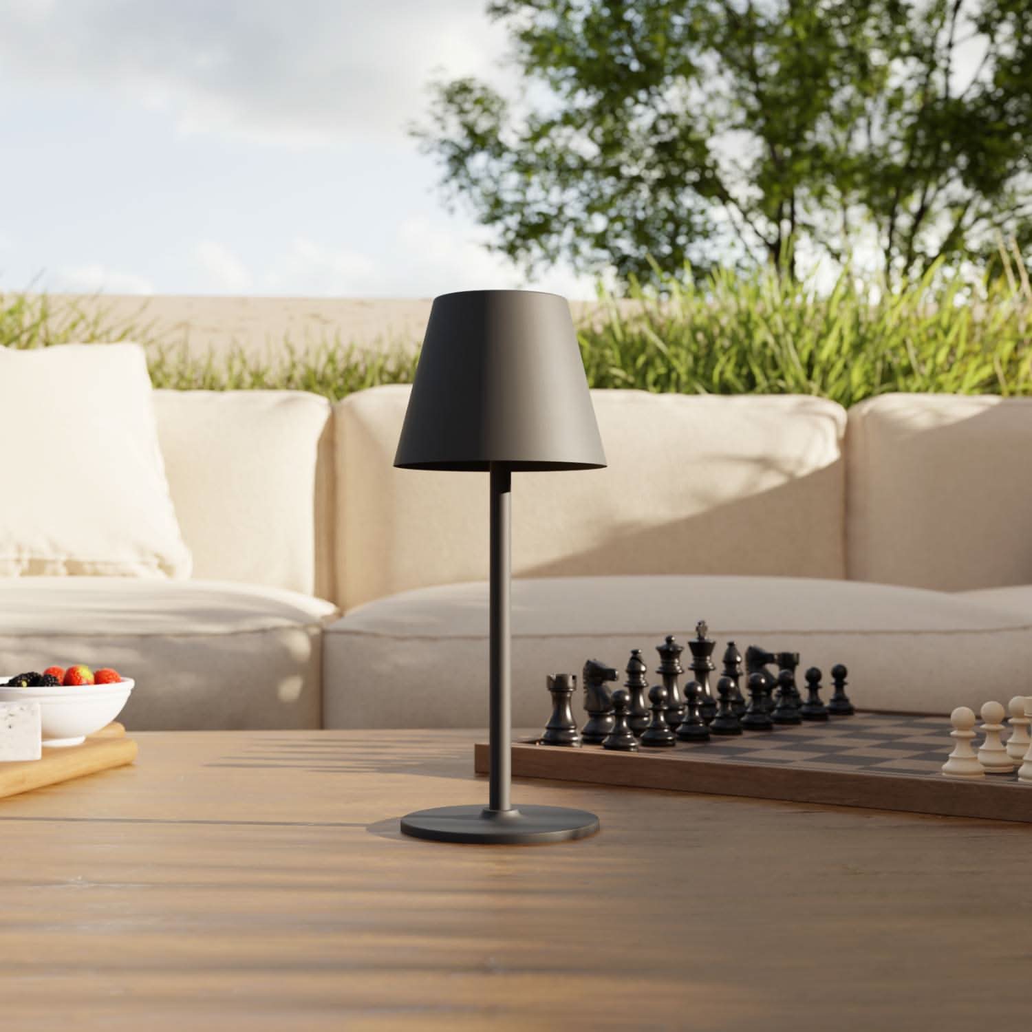 Vela Battery Table Lamp | Warm White Light, Outdoor Use