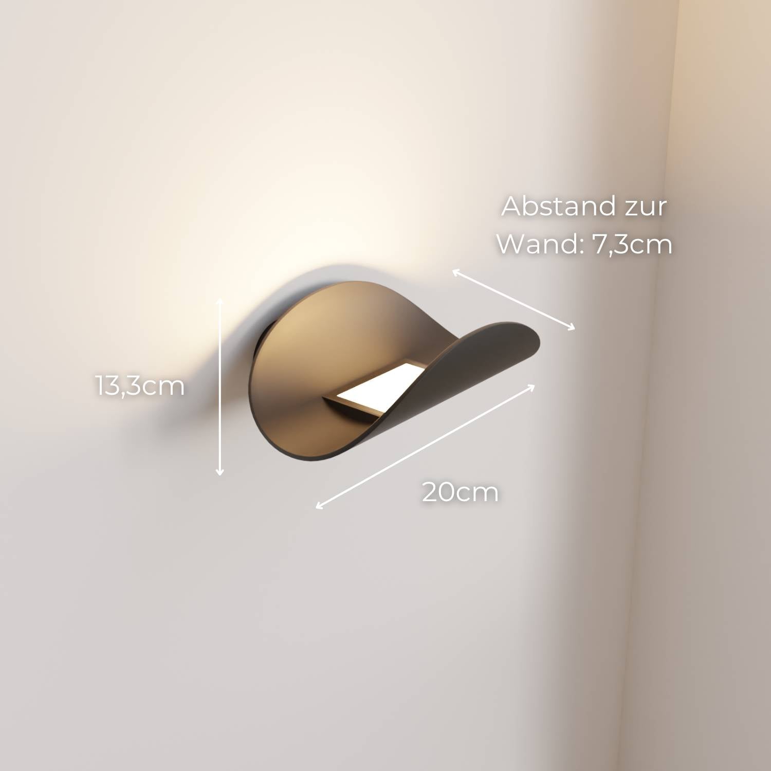 Vela Wall Light | 2700K Warm Glow, IP54 Rated