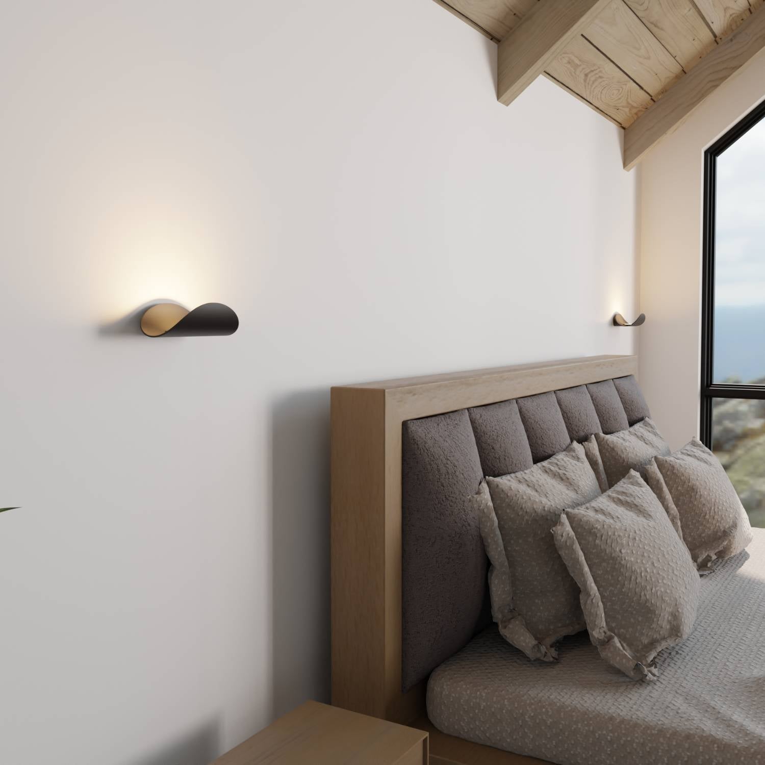 Vela Wall Light | 2700K Warm Glow, IP54 Rated