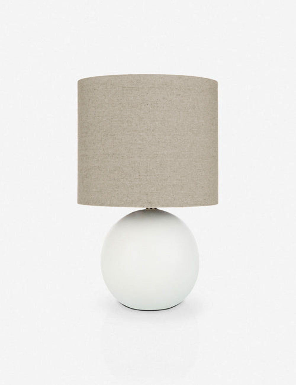 Vireo Table Lamp | Ceramic Base, Linen Shade