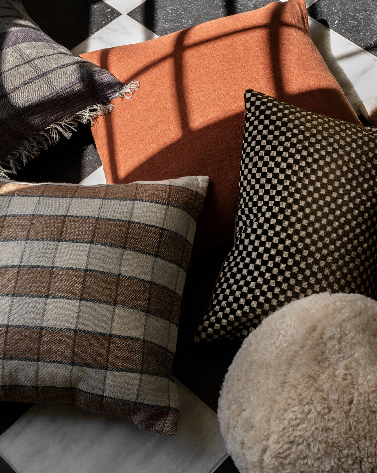Trellis Pillow Cover  Handwoven  100% Linen