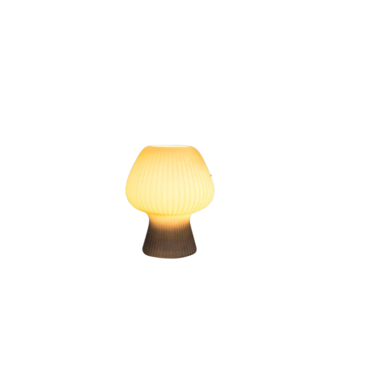 Bela Vintage Table Lamp | Ribbed Glass, Dimmable Glow