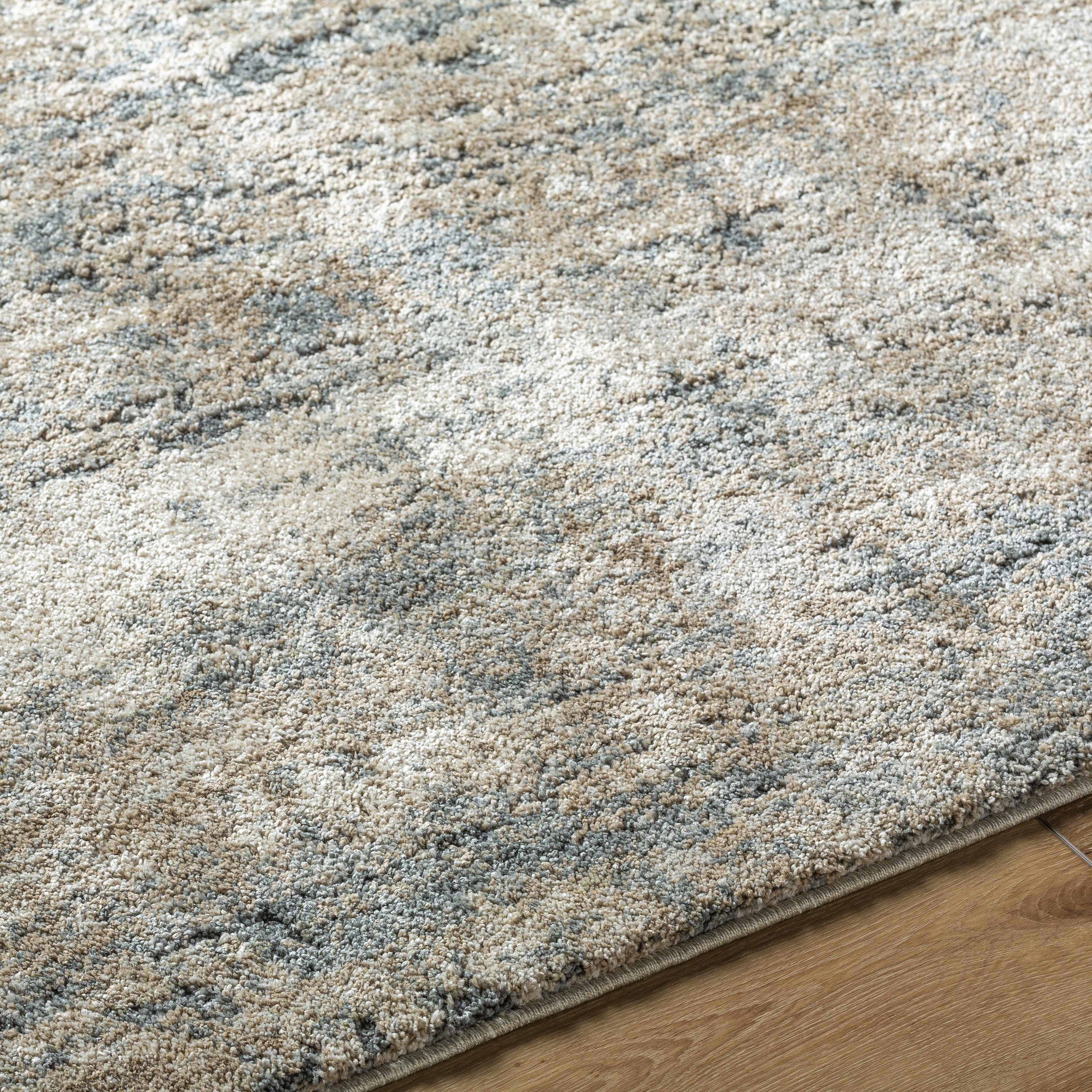 Yara Thick Luxe Rug  High Pile, Machine Woven, Gray
