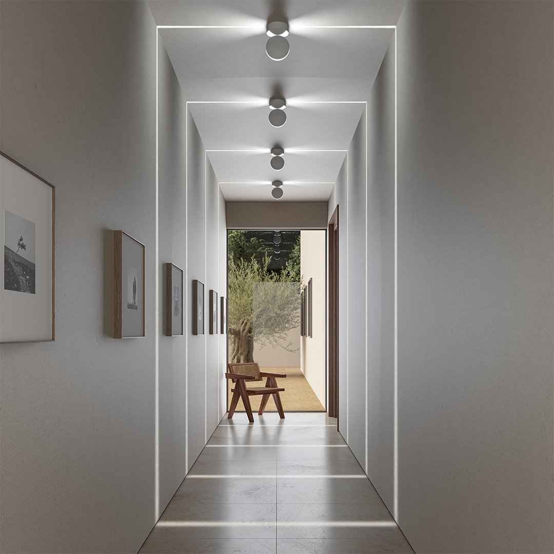 Sola Spotlight Wall Light | 360° Rotatable, Matt White