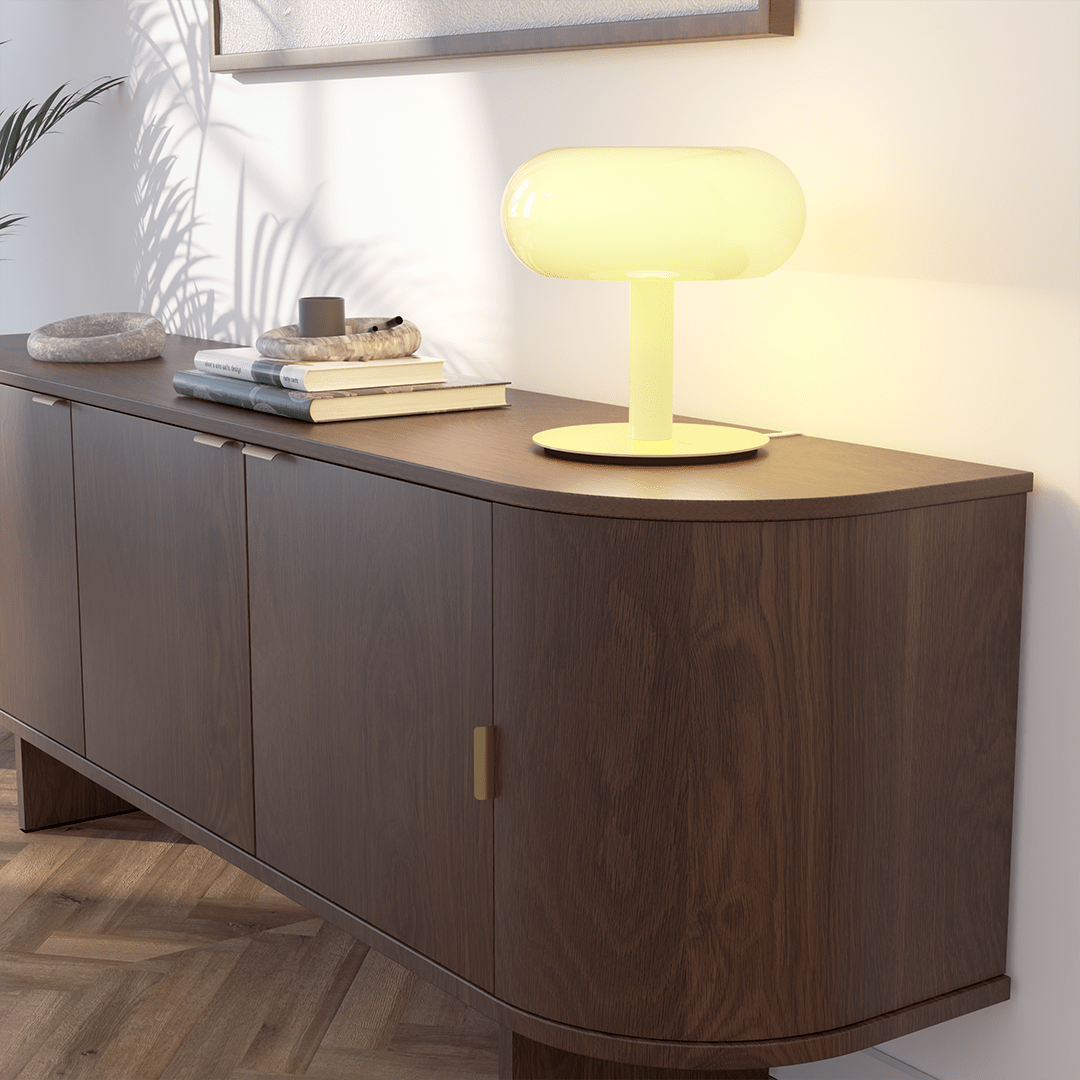 Lumo LED Table Lamp | Dimmable Touch, Retro Mushroom Design