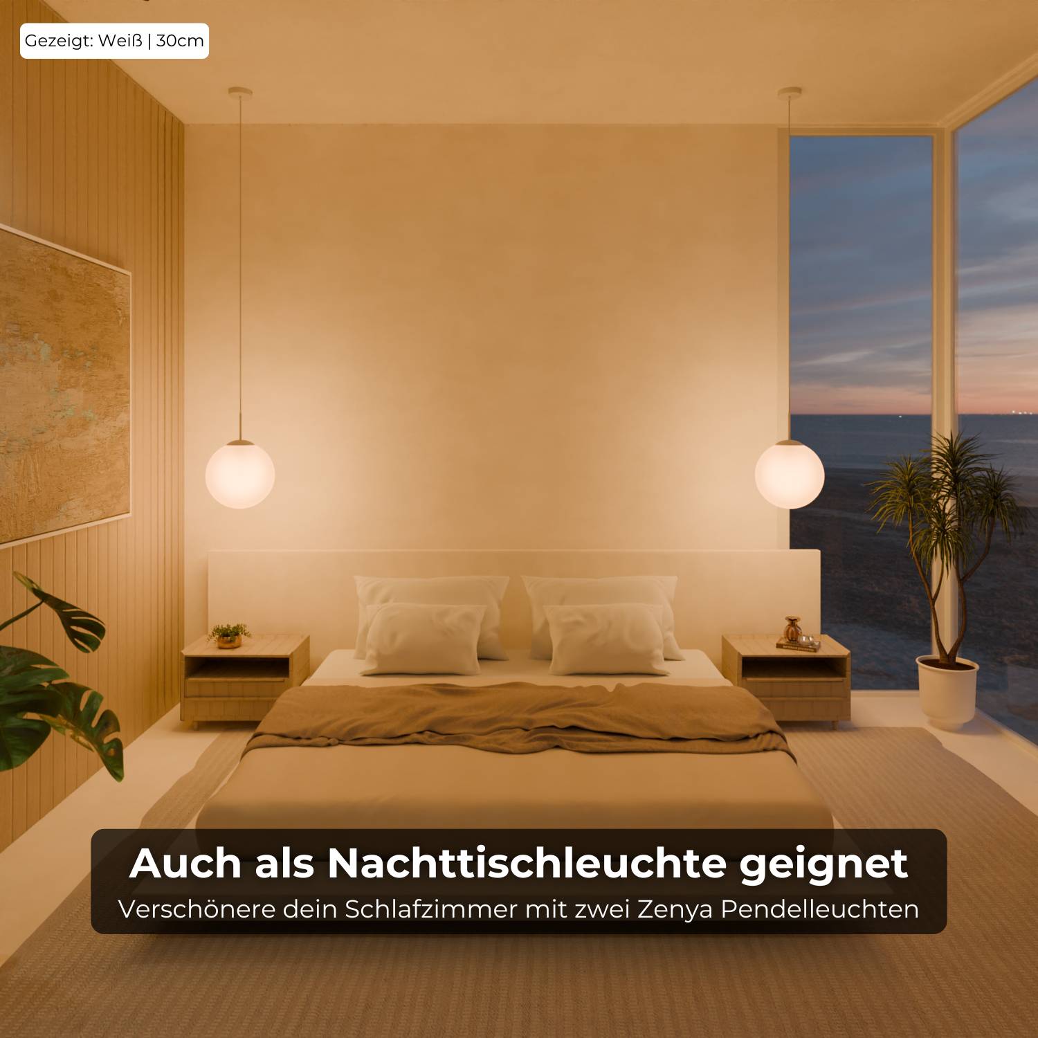 Bela Pendant Light | Matte Opal Glass, Soft Light Distribution