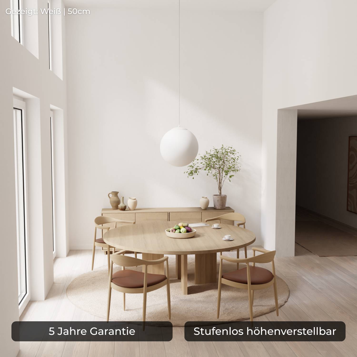 Zyra Pendant Light | Matte Opal Glass, Spherical Design